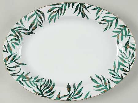 Rainforest 14" Oval Serving Platter