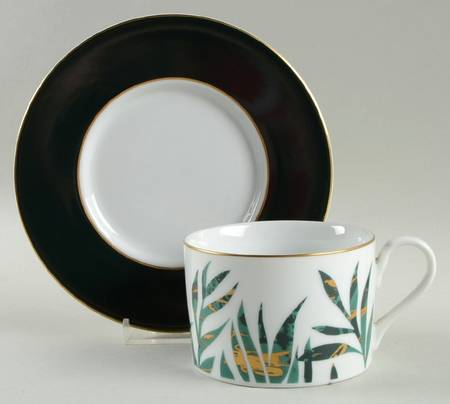 Rainforest Flat Cup & Saucer Set