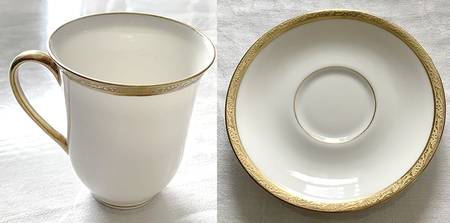 LSS1 Flat Demitasse Cup & Saucer Set