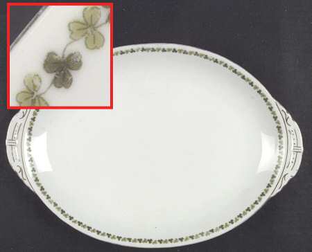 1616 14" Oval Serving Platter by Lazarus Straus & Sons