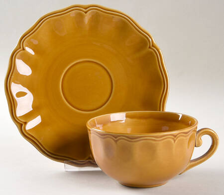 Louis XV Honey Breakfast Cup & Saucer Set