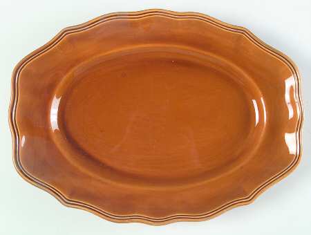 Louis XV Honey 14" Oval Serving Platter