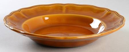 Louis XV Honey Large Rim Soup Bowl