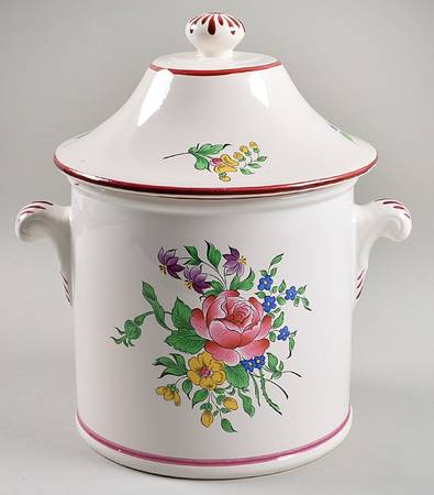 Old Strasbourg (Off White Background) Large Canister & Lid