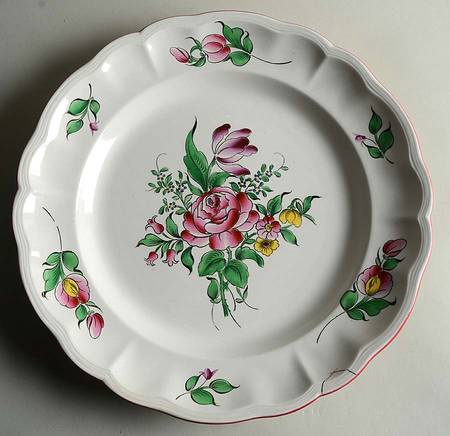 Old Strasbourg (Off White Background) 13" Deep Round Platter