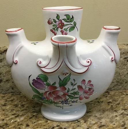 Old Strasbourg (Off White Background) 5 Flower Holder Vase