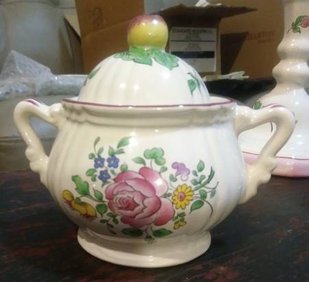 Old Strasbourg (Off White Background) Sugar Bowl & Lid