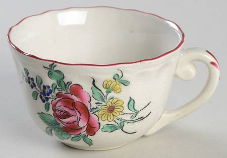 Old Strasbourg (Off White Background) Flat Demitasse Cup