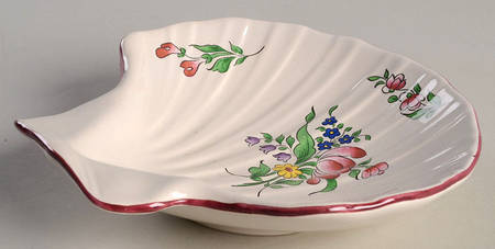 Old Strasbourg (Off White Background) 6" Shell Shaped Dish