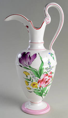 Old Strasbourg (Off White Background) 12" Ewer