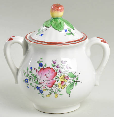 Old Strasbourg (Off White Background) Sugar Bowl & Lid