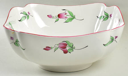 Old Strasbourg (Off White Background) 10" Footed Bowl