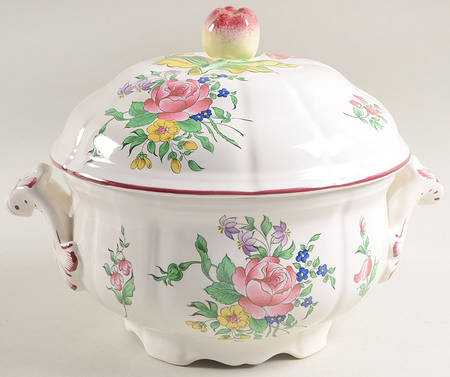 Old Strasbourg (Off White Background) Tureen & Lid