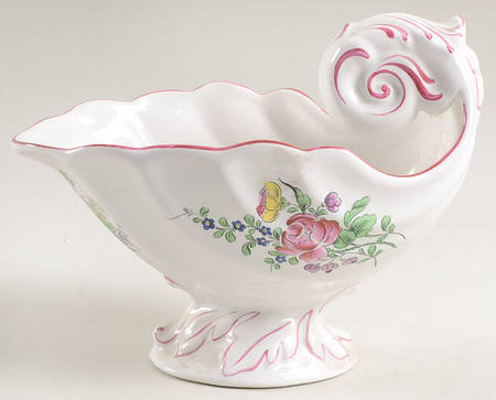 Old Strasbourg (Off White Background) Shell Shaped Bowl