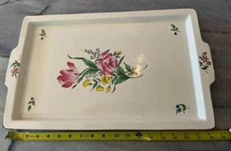 Old Strasbourg (Off White Background) 18" Handled Tray