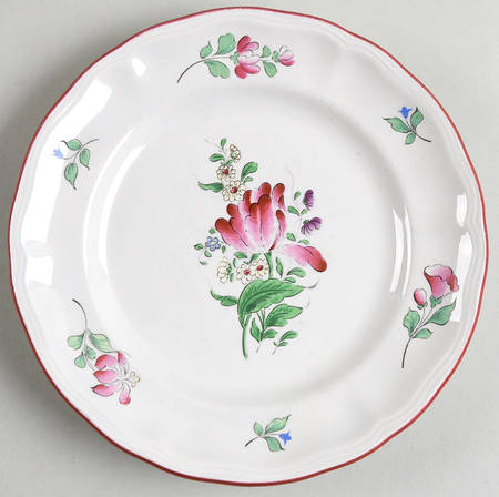 Old Strasbourg (Off White Background) Salad Plate