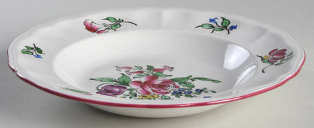 Old Strasbourg (Off White Background) Large Rim Soup Bowl