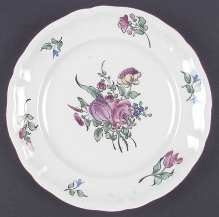 Old Strasbourg (Off White Background) Salad Plate
