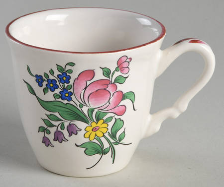 Old Strasbourg (Off White Background) Flat Cup
