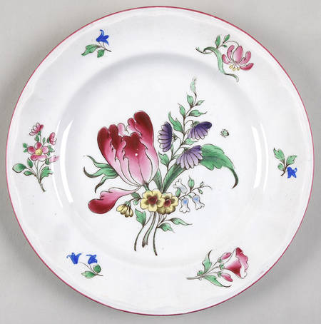 Old Strasbourg (Off White Background) Salad Plate