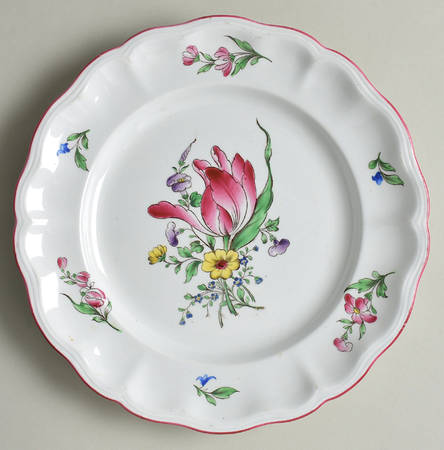 Old Strasbourg (Off White Background) Dinner Plate