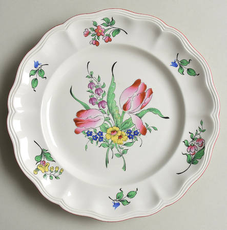 Old Strasbourg (Off White Background) Dinner Plate