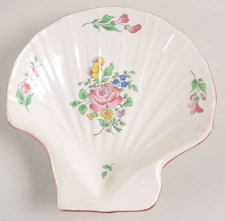 Old Strasbourg (Off White Background) 6" Shell Shaped Dish