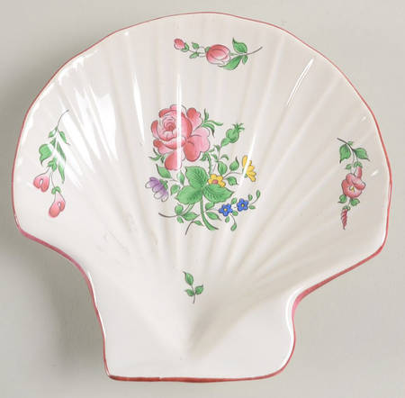 Old Strasbourg (Off White Background) 6" Shell Shaped Dish