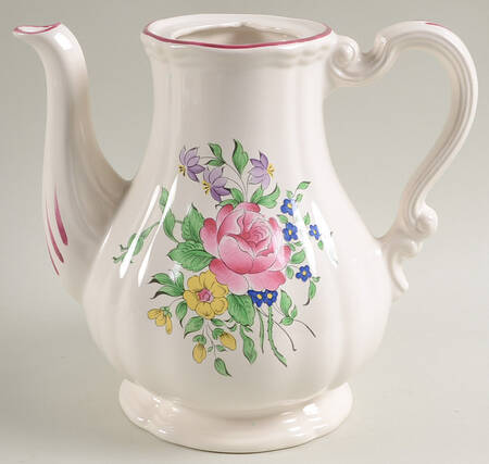 Old Strasbourg (Off White Background) Coffee Pot No Lid