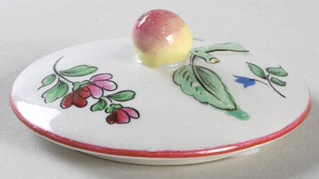 Old Strasbourg (Off White Background) Lid for Custard Cup