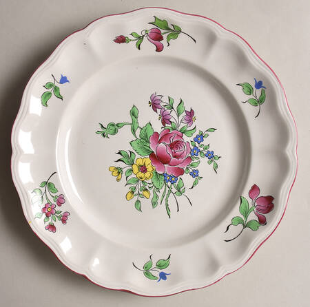 Old Strasbourg (Off White Background) Dinner Plate