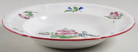 Old Strasbourg (Off White Background) Large Rim Soup Bowl
