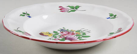 Old Strasbourg (Off White Background) Large Rim Soup Bowl