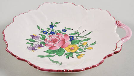 Old Strasbourg (Off White Background) Large Leaf Dish
