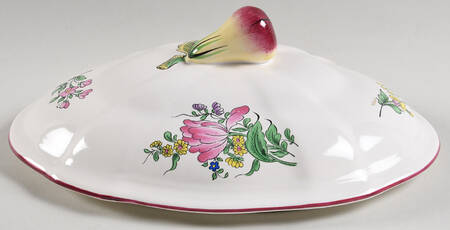 Old Strasbourg (Off White Background) Lid for Oval Tureen