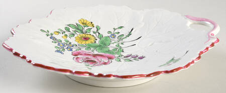Old Strasbourg (Off White Background) Leaf Shaped Dish