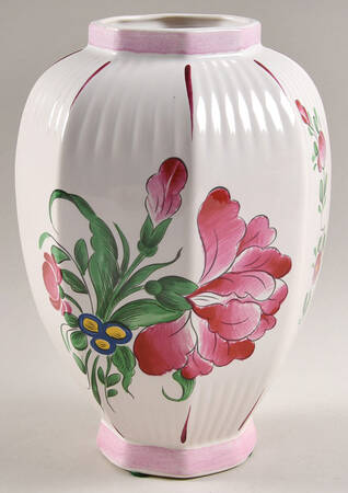Old Strasbourg (Off White Background) Footed Urn No Lid