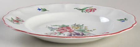 Old Strasbourg (Off White Background) Large Rim Soup Bowl