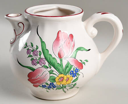 Old Strasbourg (Off White Background) Teapot No Lid