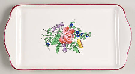 Old Strasbourg (Off White Background) Rectangular Butter No Lid