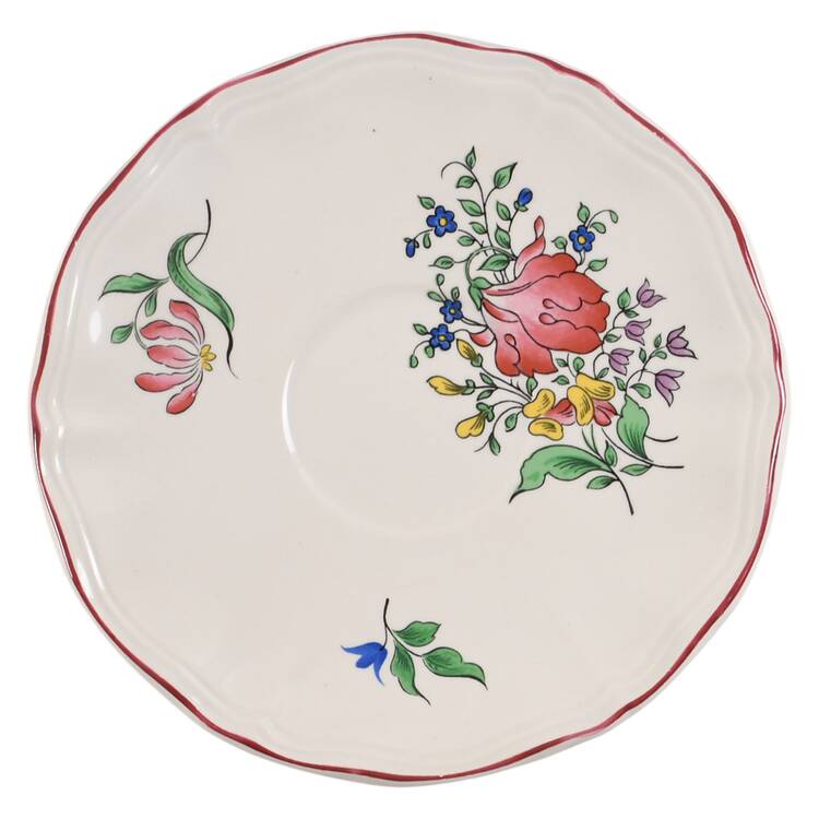 Old Strasbourg (Off White Background) Saucer for Breakfast Cup