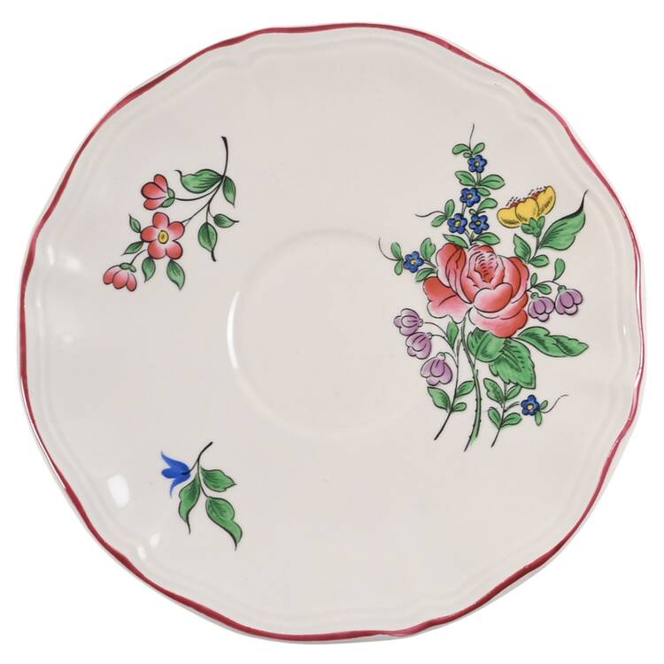 Old Strasbourg (Off White Background) Saucer for Breakfast Cup