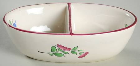 Old Strasbourg (Off White Background) Double Salt Dip