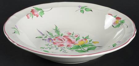 Old Strasbourg (Off White Background) 11" Round Vegetable Bowl