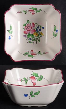 Old Strasbourg (Off White Background) 4" Square Dish