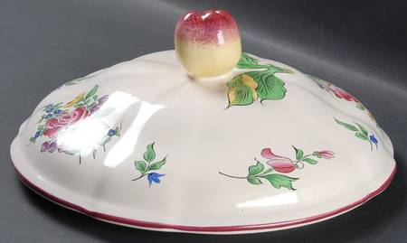 Old Strasbourg (Off White Background) Lid for Round Vegetable