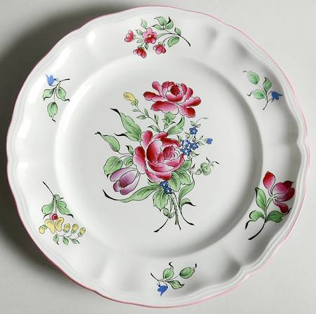 Old Strasbourg (Off White Background) Luncheon Plate