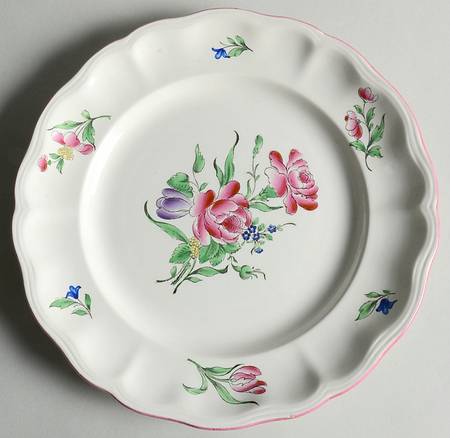 Old Strasbourg (Off White Background) Dinner Plate
