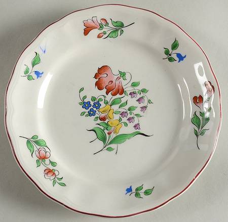 Old Strasbourg (Off White Background) Bread & Butter Plate