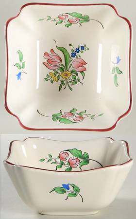 Old Strasbourg (Off White Background) 4" Square Dish